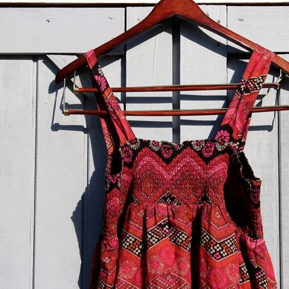 Lane Bryant Boho Print Smocked Tank Top – Size 14/16 - Picture 4 of 6